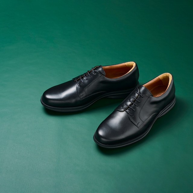 Plain derby【ORG-1001 BLK】