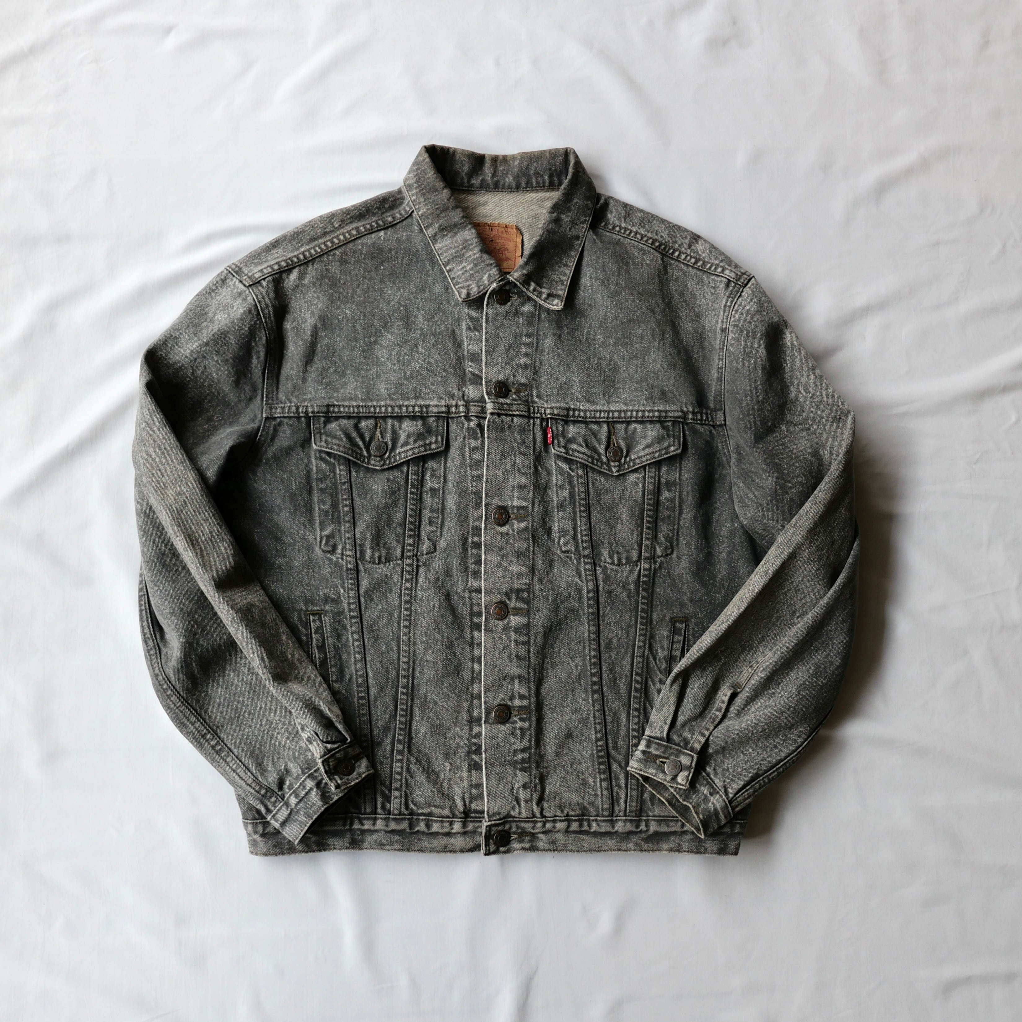 80s EURO LEVI's 先染めブラック 70507 DENIM JACKET | safarionline