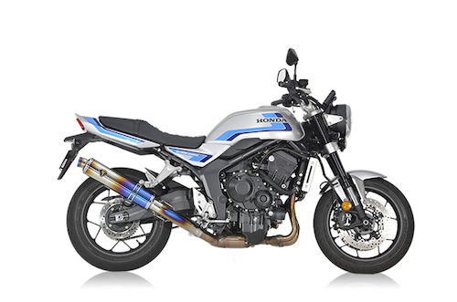 CB1000F('25～)/SE('26～) ワイバン チタン スリップオン　チタンドラッグブルー　 [WH66-03DB]