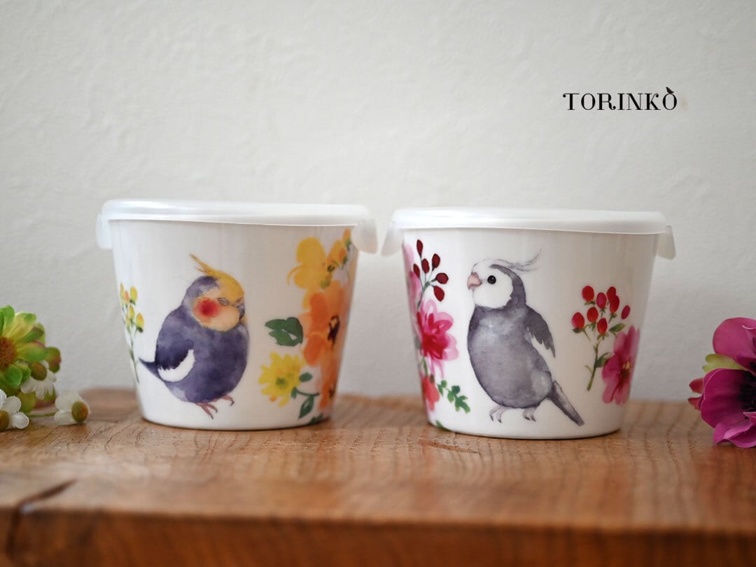 陶器製 飲料保存容器 野生の鳥デザイン 【オフィシャル】オンライン