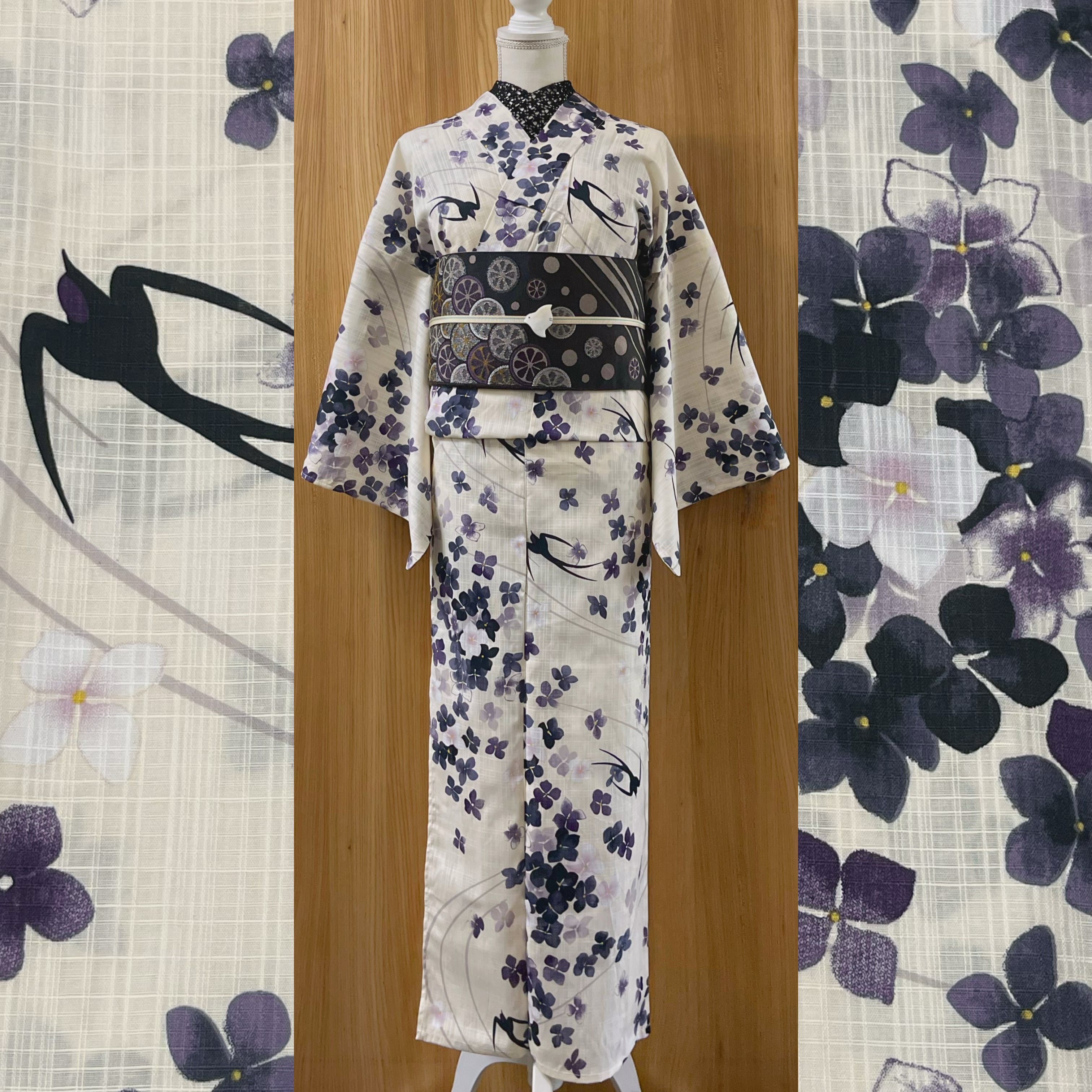 新品】撫松庵 東レ セオアルファ浴衣〜芭蕉葉〜 | きもの楸堂-kisasagedo-
