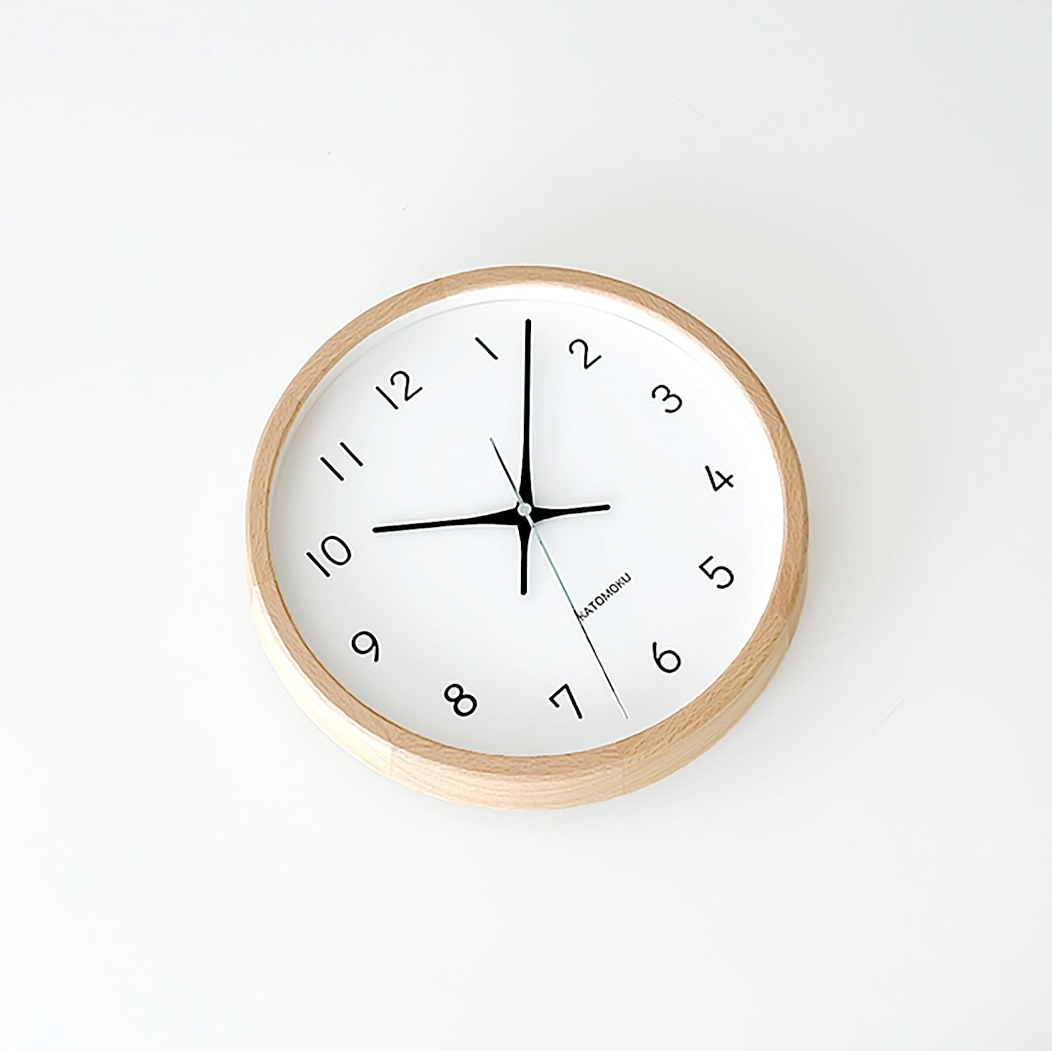 KATOMOKU muku clock 13 ナチュラル km-104NA 掛け時計 | 加藤木工株式