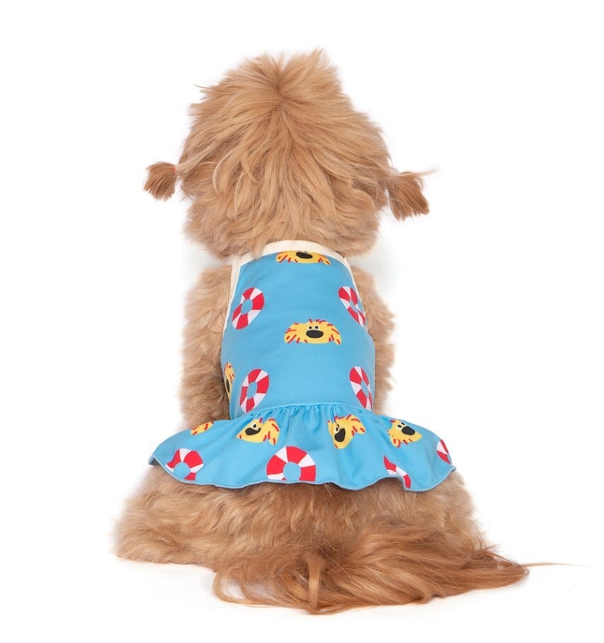 予約【noonoosoom】noonoo buddy FAN Dress《Sky》