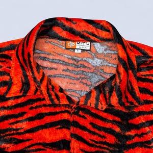 90's IZITU TIGER VELOUR S/S SHIRT