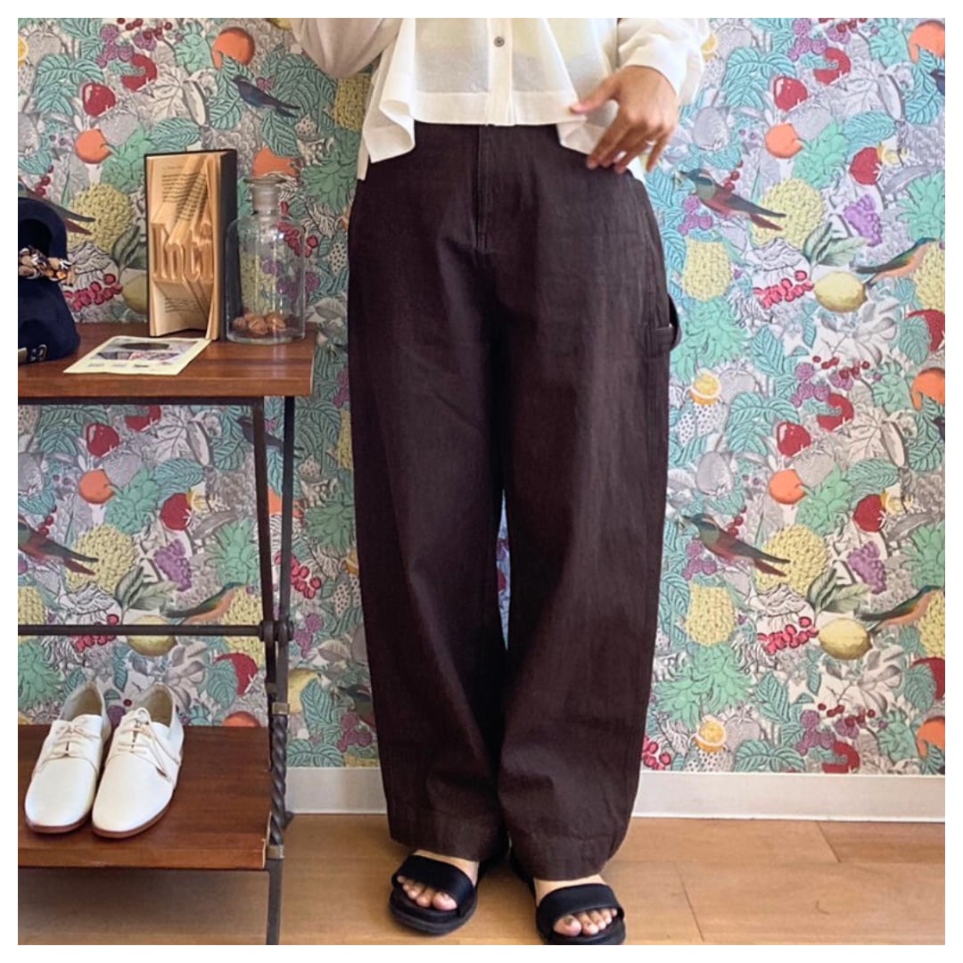 【hywl】ペインターデニムパンツ