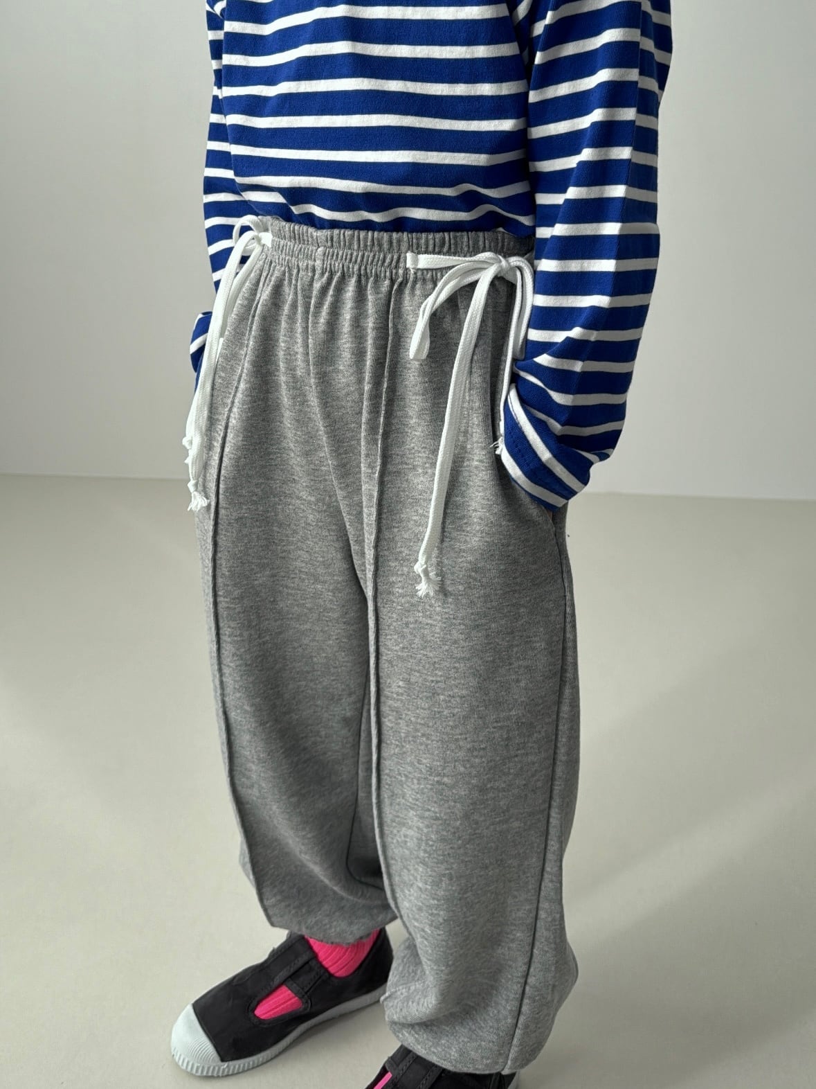 サイドウエストリボンジョガーパンツ(90〜110cm)3463