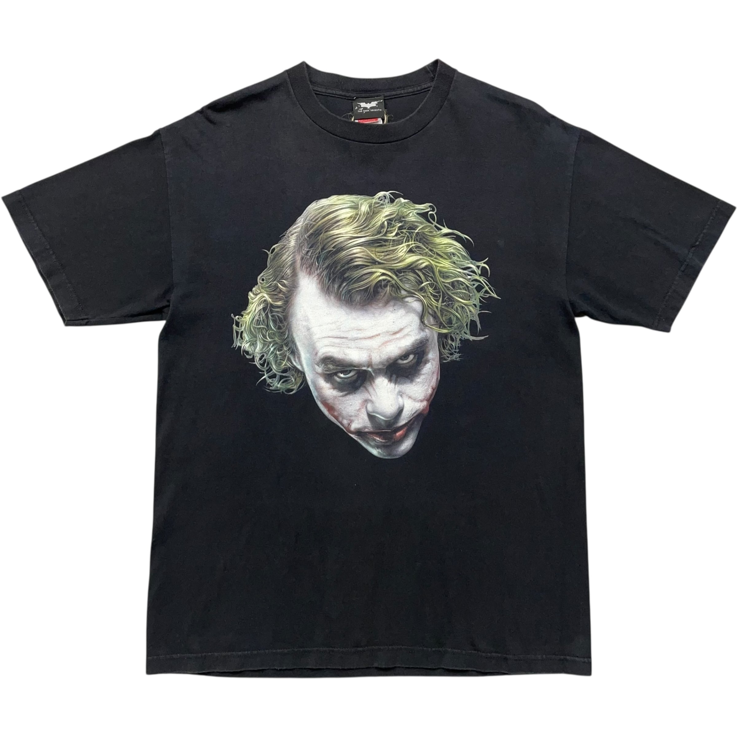 《L》THE DARK KNIGHT ダークナイト ムービーTシャツ フロントプリント ジョーカー ブラック no.8075