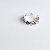 6/19(金)21時新作発売*silver925 フラワー リング