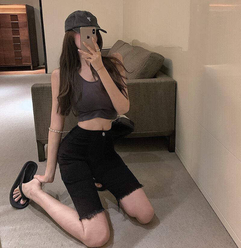 パンツ サマースタンダードハイウェストショーツ レトロ 夏物 ブルマー ドラファッションホール58240287900