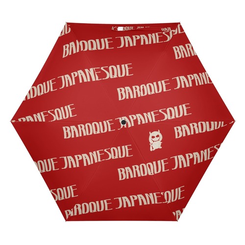 ロゴRED　和柄折り畳み傘　晴雨兼用傘