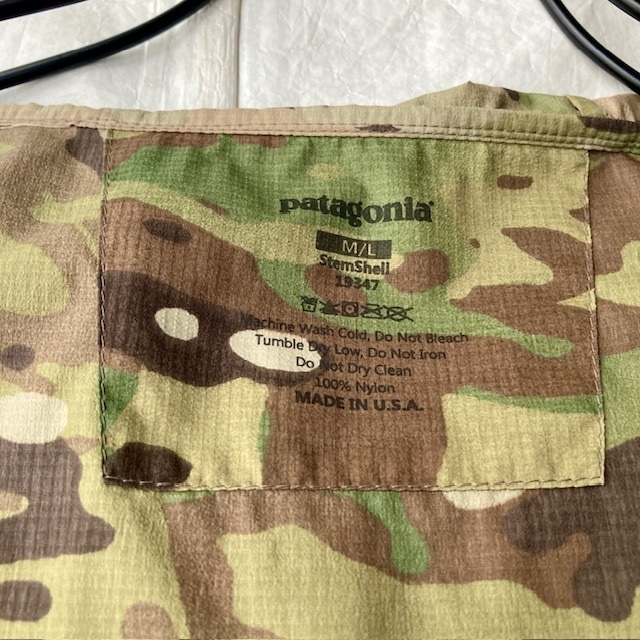 パタゴニア ステムシェルジャケット ロストアロー Patagonia Lost Arrow StemShell Jacket マルチカム 迷彩 ミリタリー M 画像5