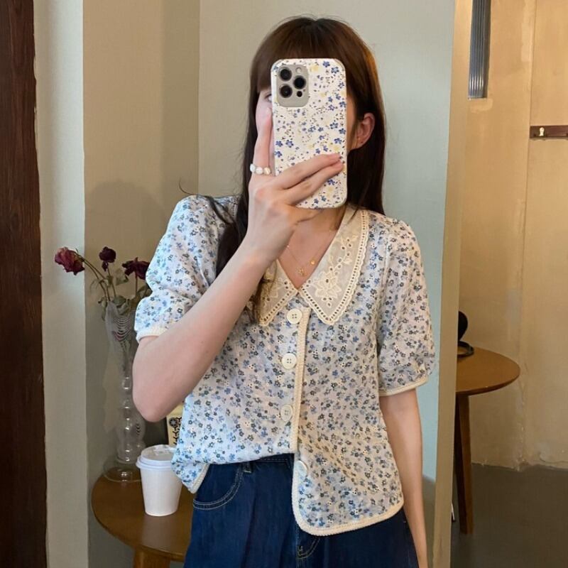 レースシャツ サマースタイルトップス 夏物 YY-ファッション30106564111