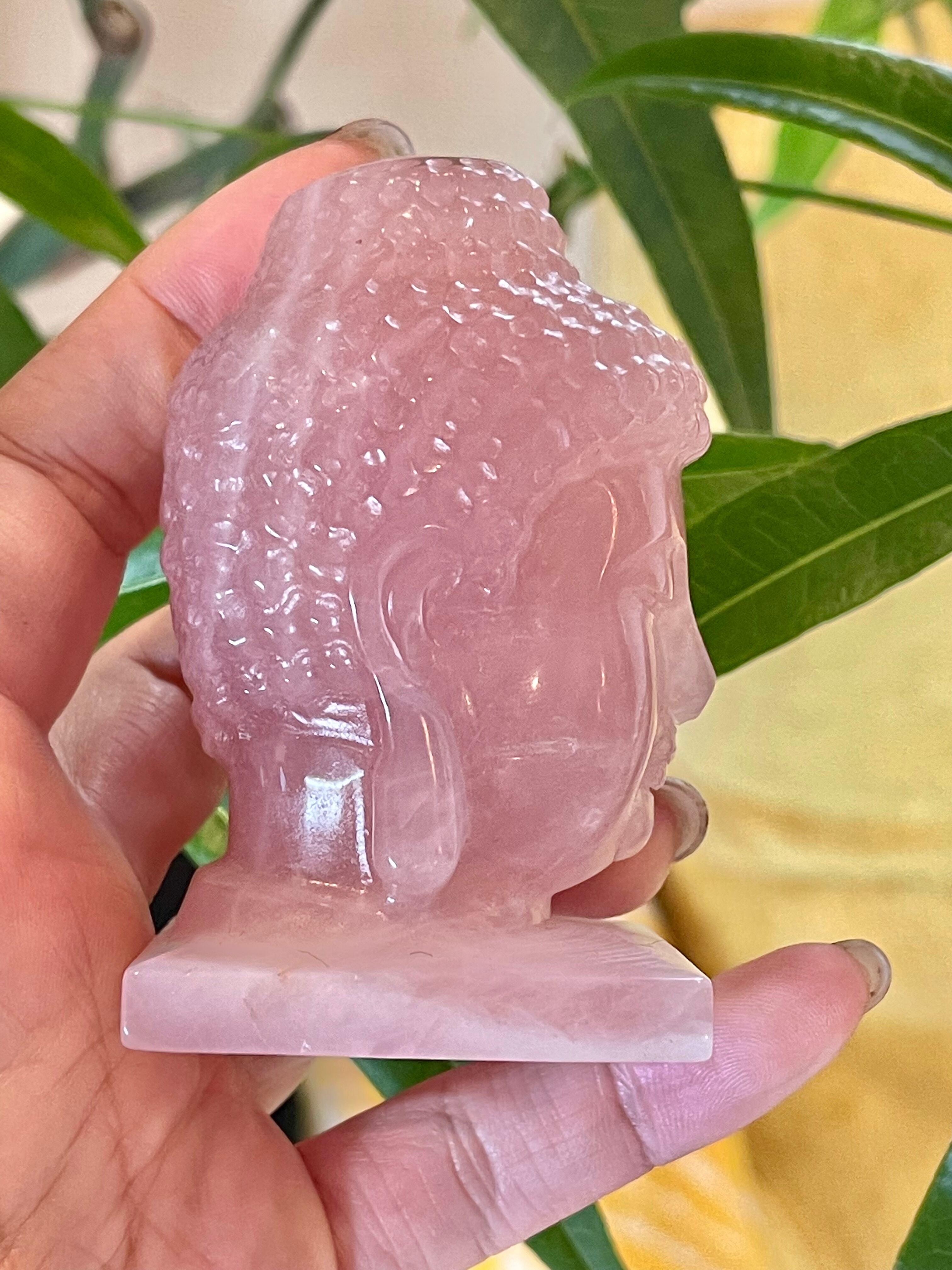 Rose quartz Buddha No.01 ローズクォーツブッダ