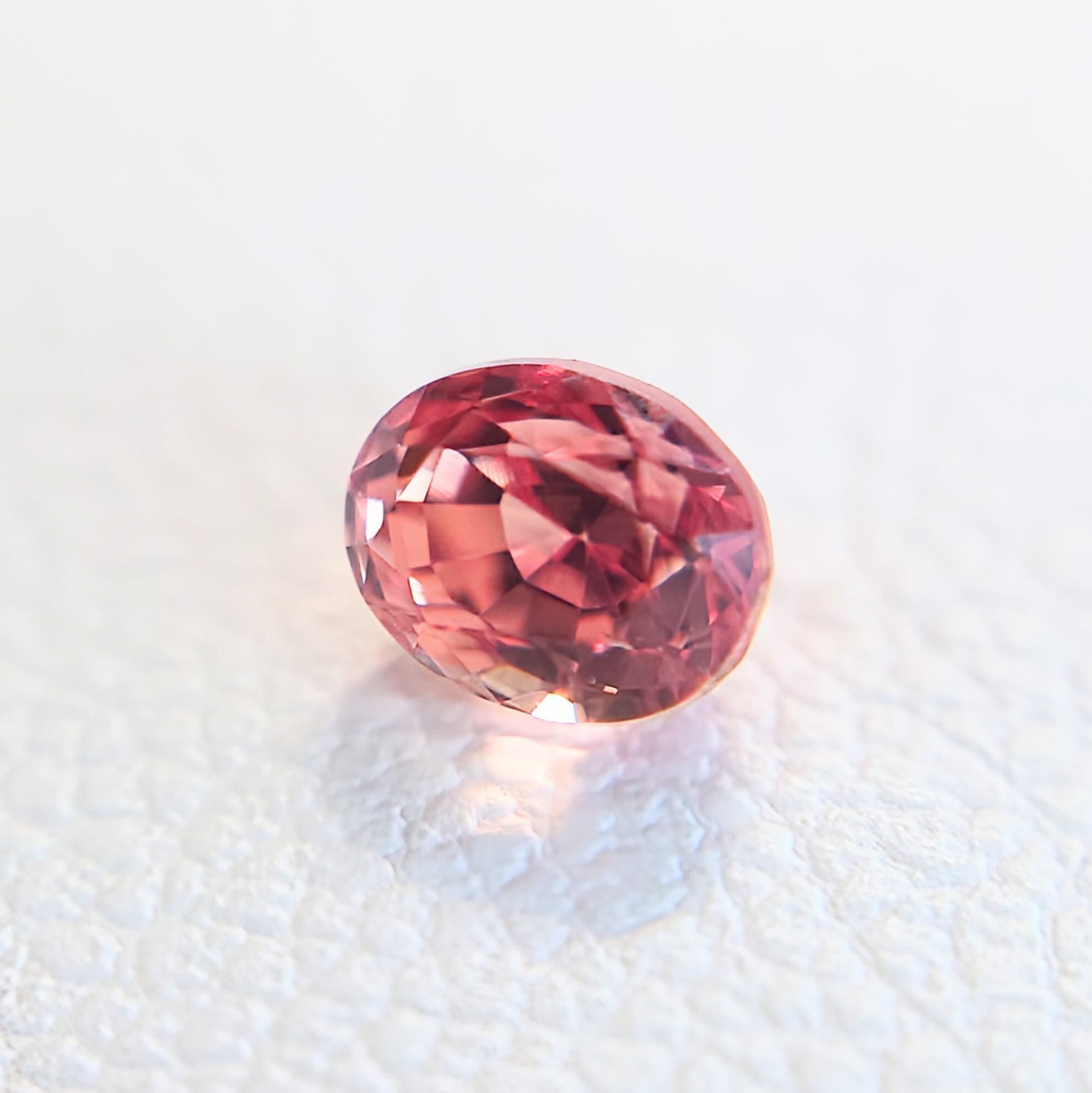 希少 Padparadscha Sapphire No Heat 0.399ct CGL非加熱鑑別書付