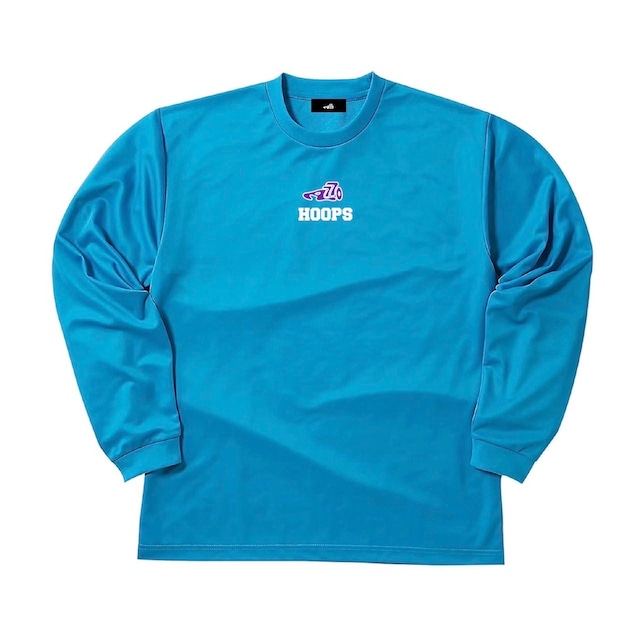 KICKS Logo dry Long T-shirt  /  turquoise×purple