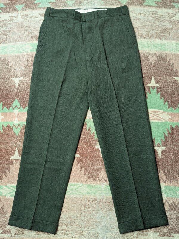 50s DAY'S RANGER WHIPCORD Work Pants (W35.5) DEAD-STOCK | Wonder