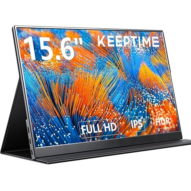 デュアル モバイルモニター 15.6インチ Newsoul 折りたたみ式 上下2