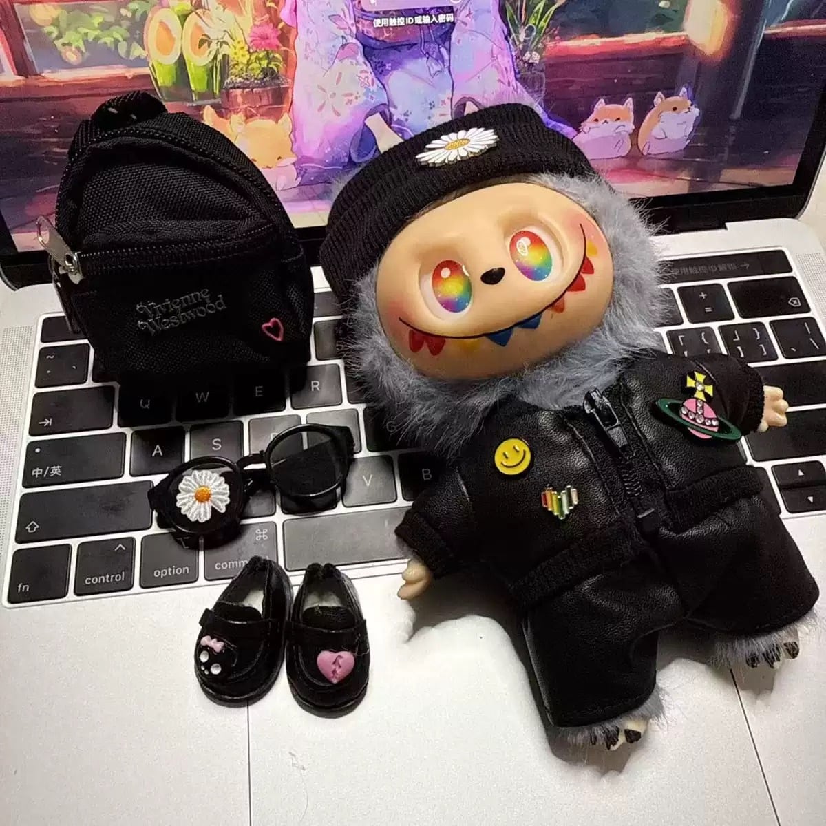 ラブブ LABUBU ぬいぐるみ着 ぬい服 着せ替え服 ジヨン GDragon 076