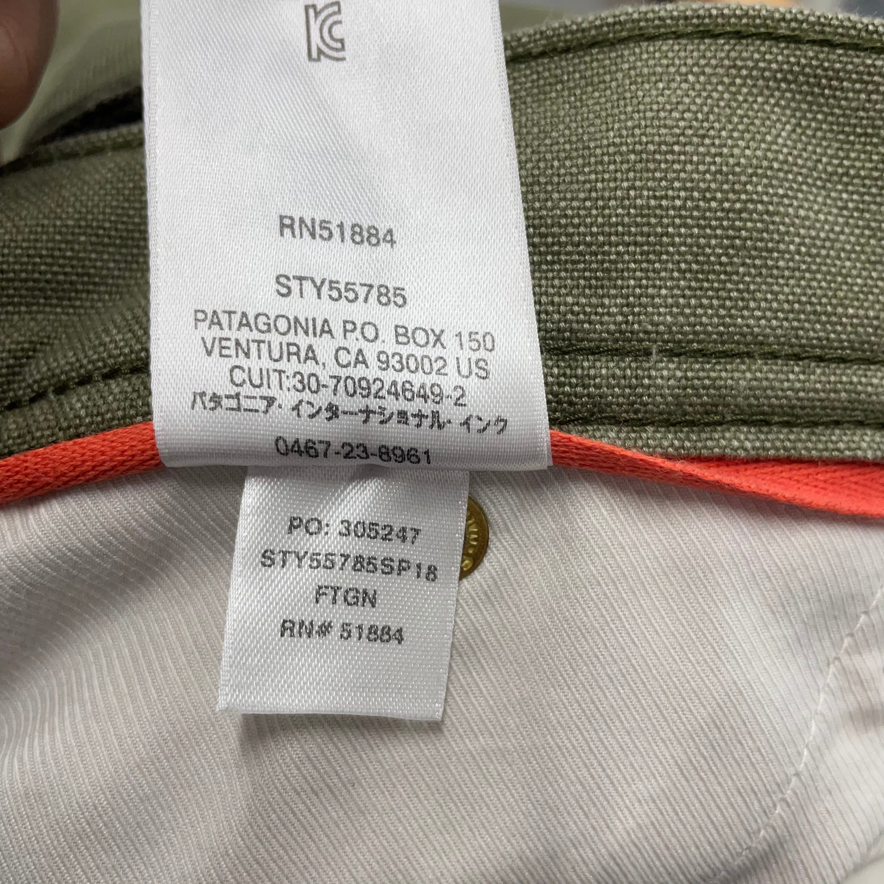 Patagonia ヘンプキャンバスダブルニー ワークパンツ パタゴニア