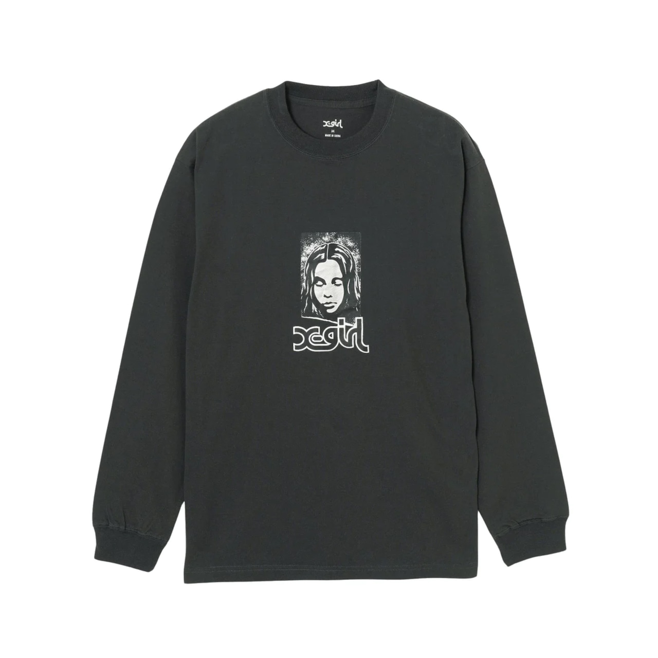 【X-girl】GRUNGE FACE L/S TEE 【エックスガール】
