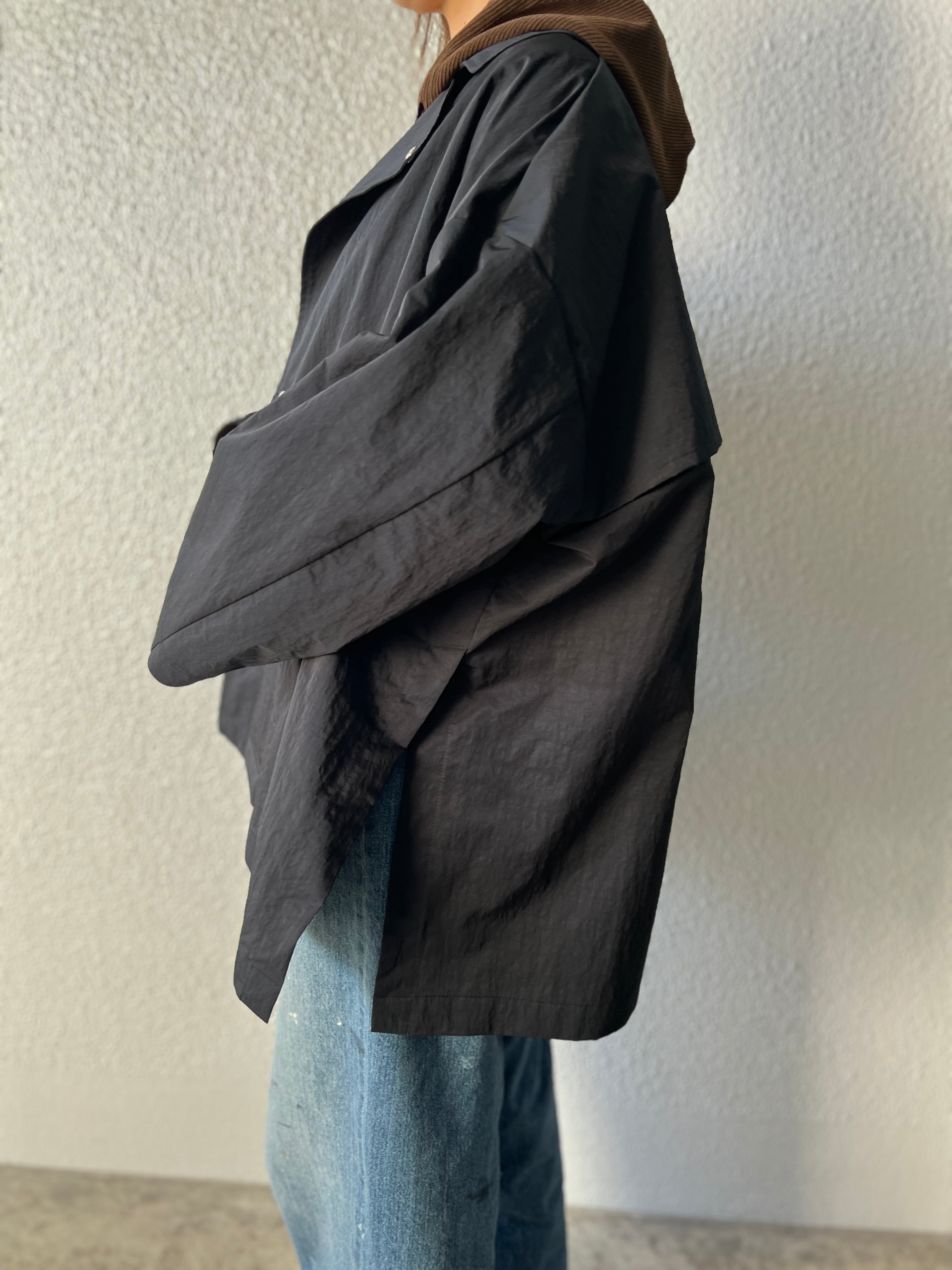 【LEMELANGE】オーバーサイズショートトレンチ　8613901