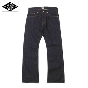 NS007007 RED LINE 5POCKET FLARE / INDIGO ONE WASH