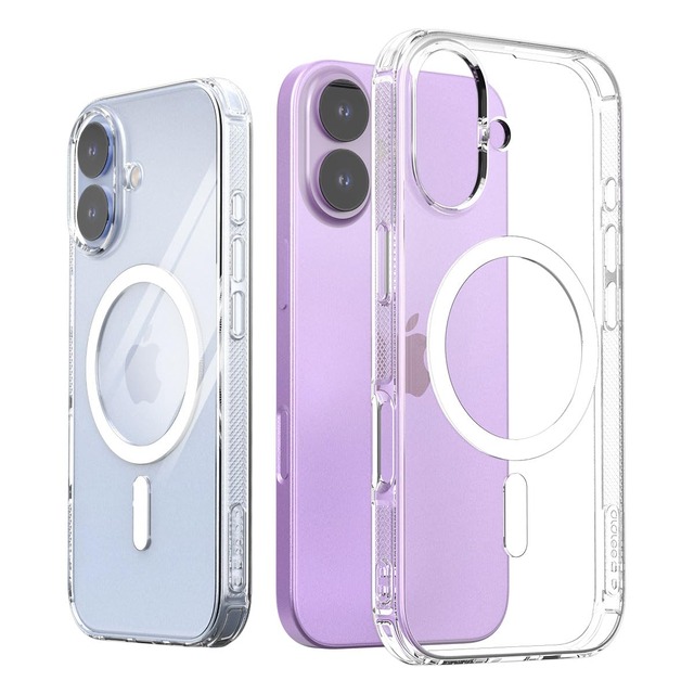 araree iPhone 17 用 クリアケース MagSafe対応 [ MIL規格耐衝撃 TPU エアークッション衝撃吸収 環境配慮リサイクル素材 ストラップホール付き 密着痕防止 ] FLEXIELD M AR27965i17 【国内正規品】