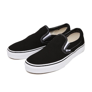 VANS / CLASSIC SLIP-ON -BLACK/WHITE-