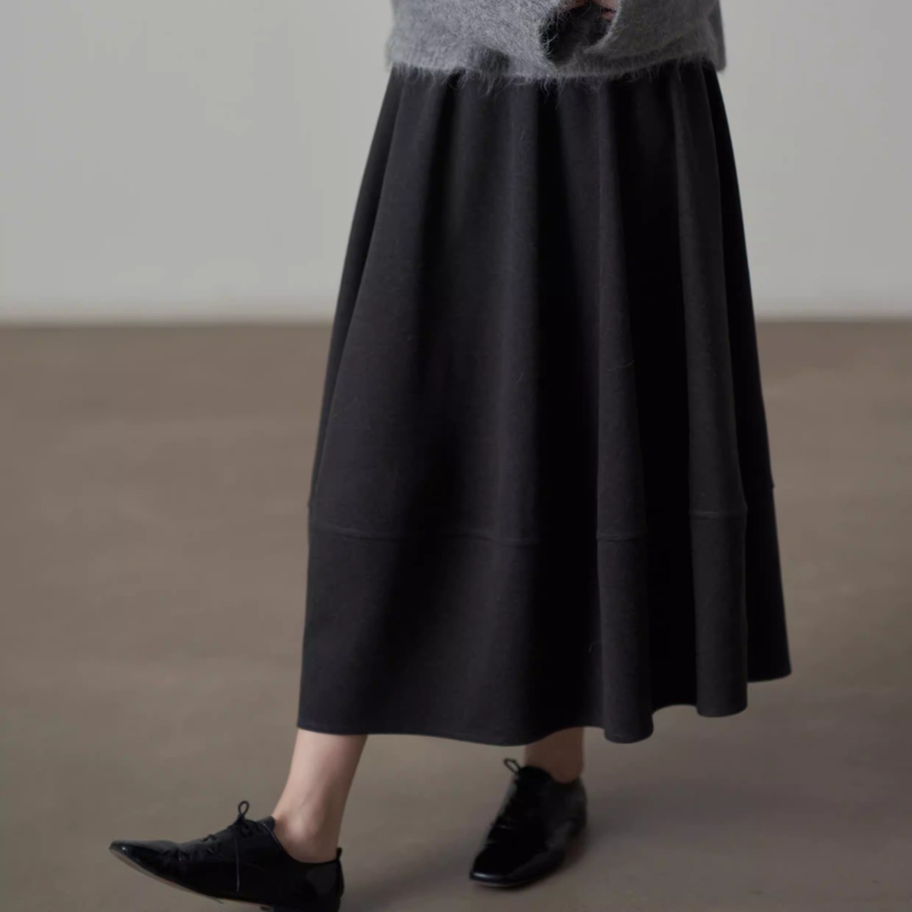 切り替え ミディアム丈 フレアスカート 00015・画像12