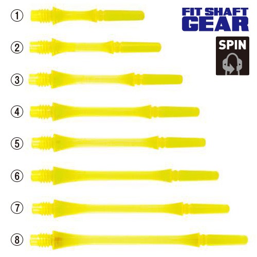 FIT GEAR Slim [SPIN] Clear Yellow