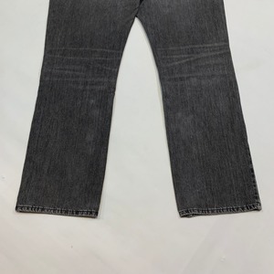 7914 リーバイス 505 ブラックデニム 先染め W38