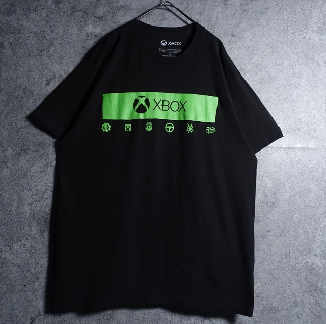 “XBOX” Black logo print T-Shirt