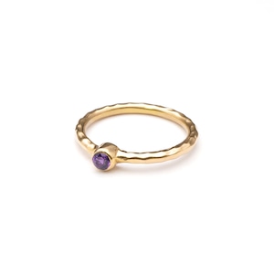 SINGLE PETIT STONE NON-ADJUSTABLE RING 079