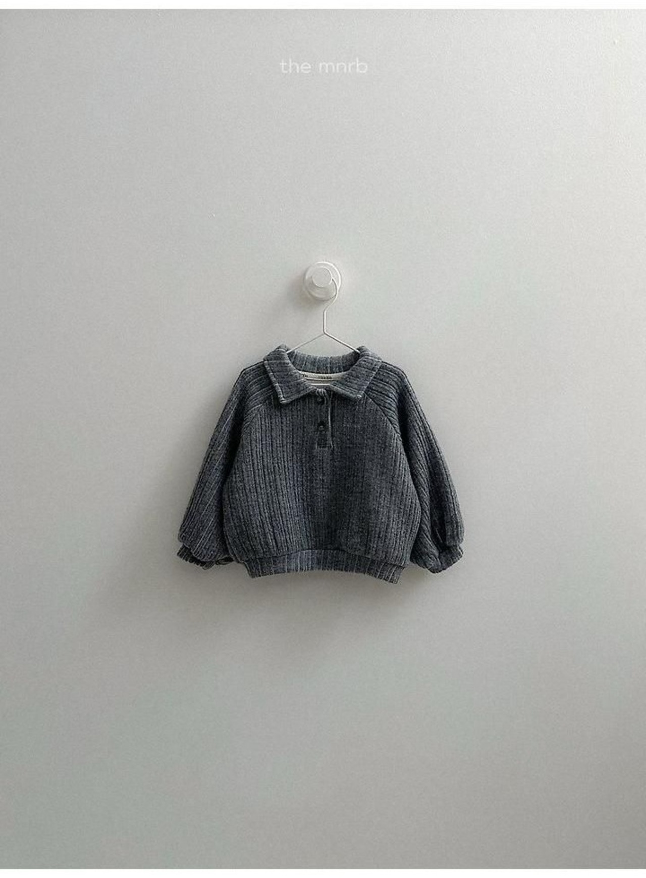 〖取寄〗韓国子供服 / 26winter / minirobe / ボーイカラートレーナー / キッズ *S~XL*