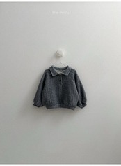 〖取寄〗韓国子供服 / 26winter / minirobe / ボーイカラートレーナー / キッズ *S~XL*