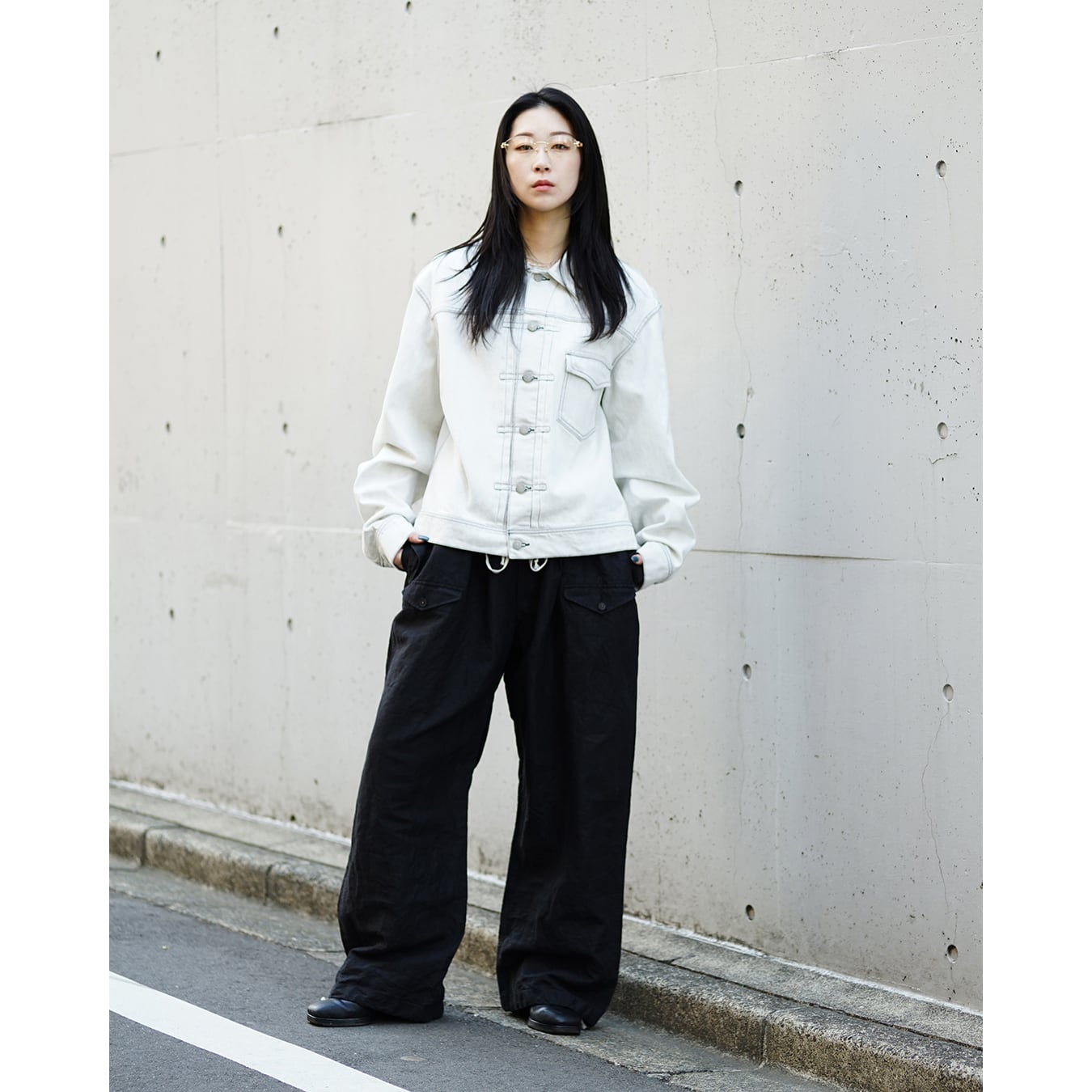 KLASICA] (クラシカ) 26S-TRS-F50 Snow-camo style String Big Pants