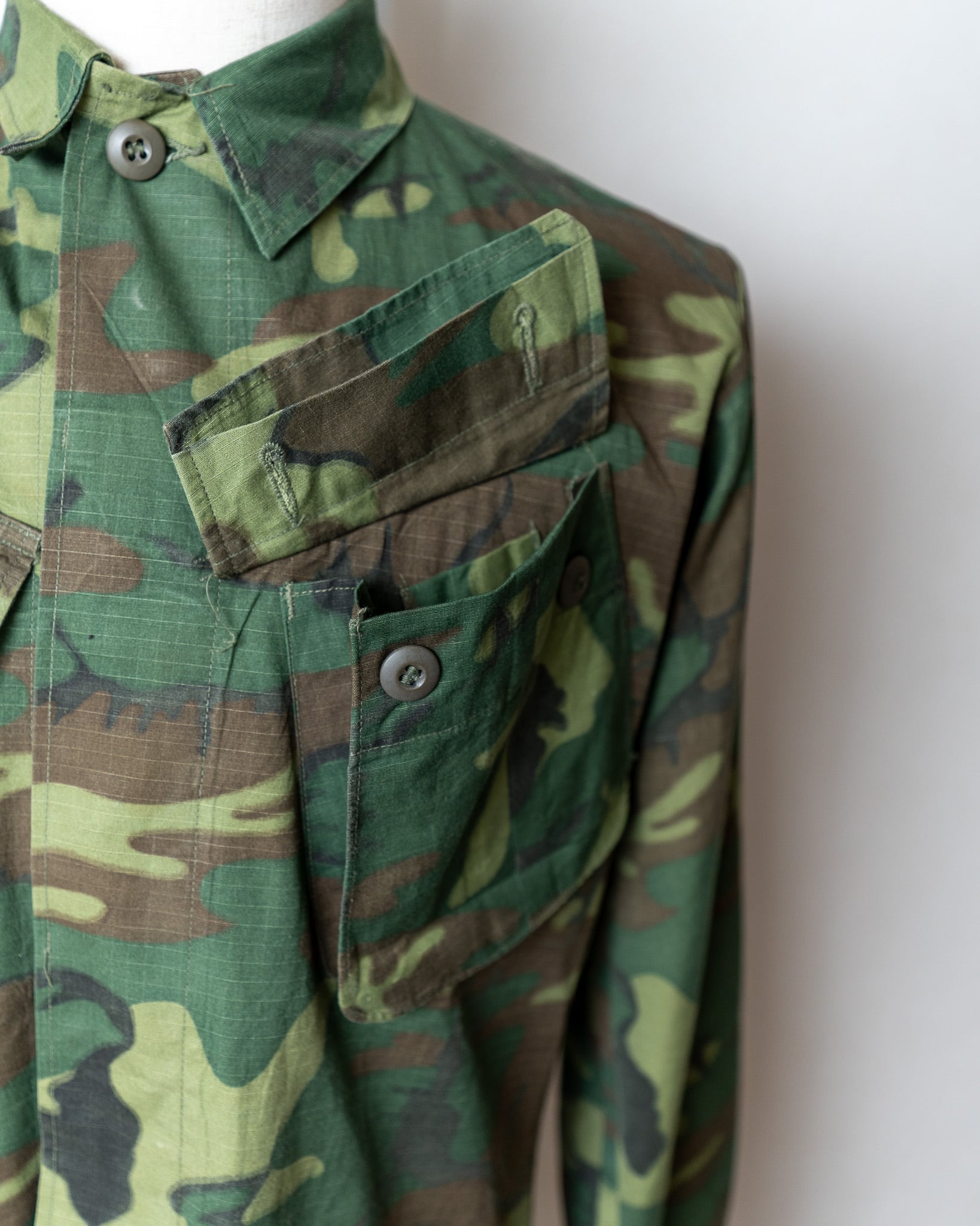 S-L】U.S.Army 60's Jungle Fatigue Jacket ERDL 