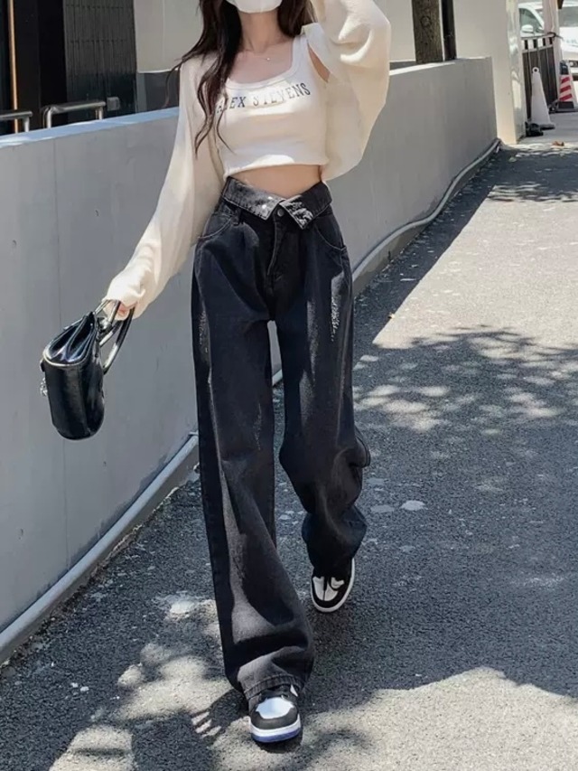 ワイドパンツ Antioldschool アンチオールドスクール 韓国ストリートファッション通販サイト メンズレディースアパレル