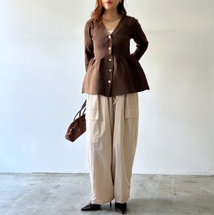 ナンバーミーTOKYO"JOGGER PANTS"BEIGE