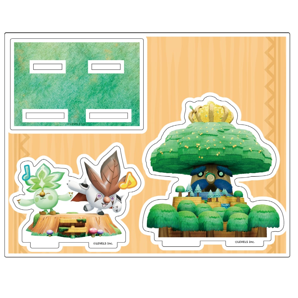 ファンタジーライフi グルグルの竜と時をぬすむ少女 オリジナルアクリルジオラマ ちょうろう樹 (ヨハネス&リーファ)