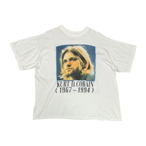 90s Nirvana Kurt Cobain カートコバーン 追悼 Tシャツ (XL)