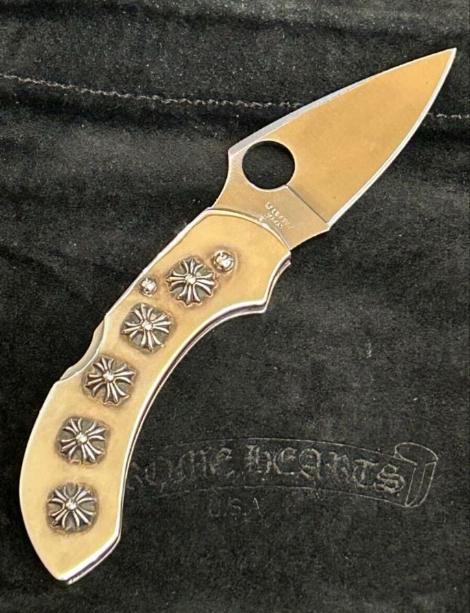CHROME HEARTS クロムハーツ Spyderco スパイダルコ コラボ ナイフ