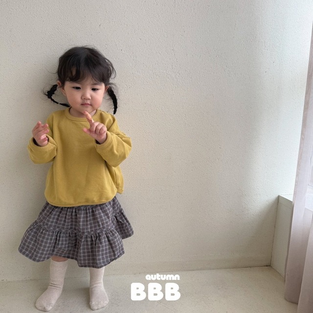 《予約》送料無料【Bella bambina】Check Skirt