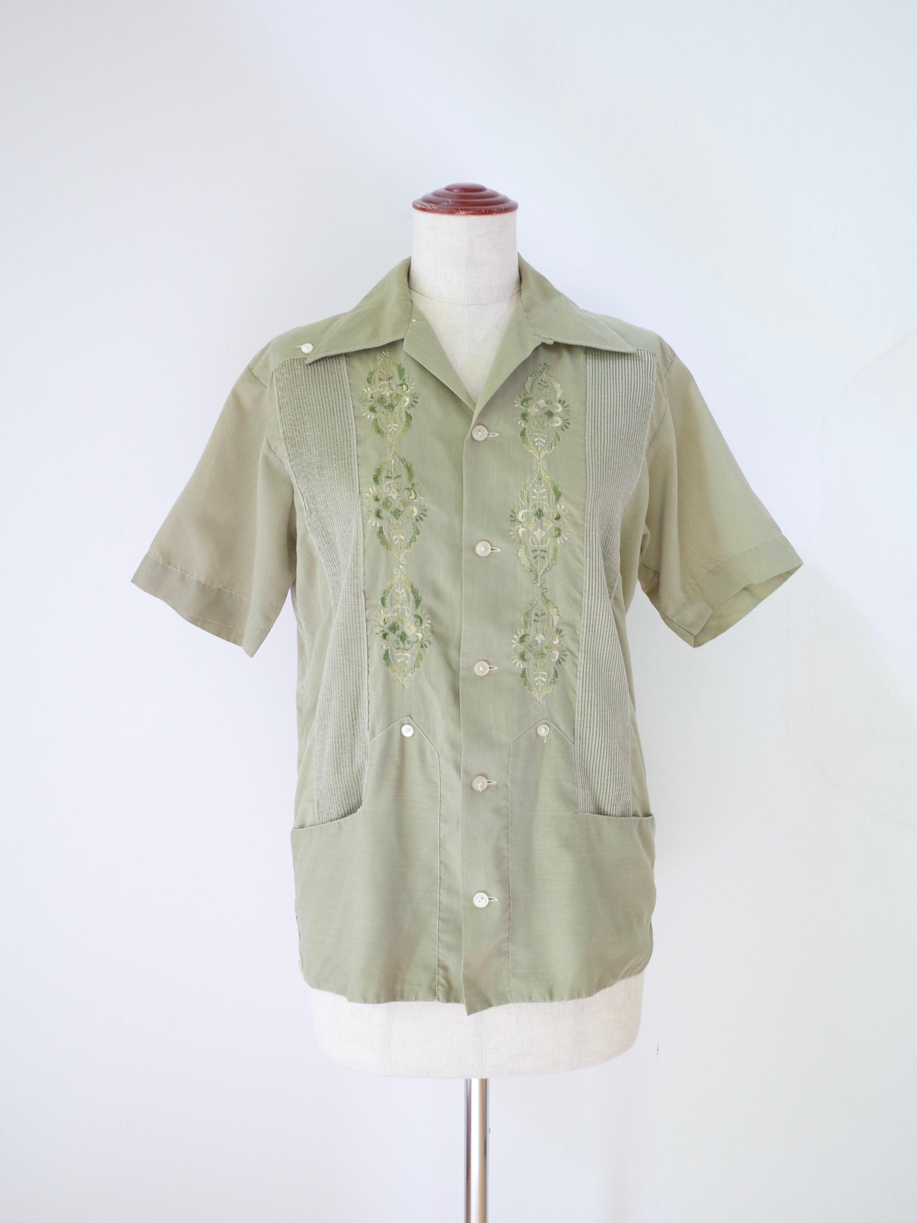 70s Cuban Guayabera Shirt