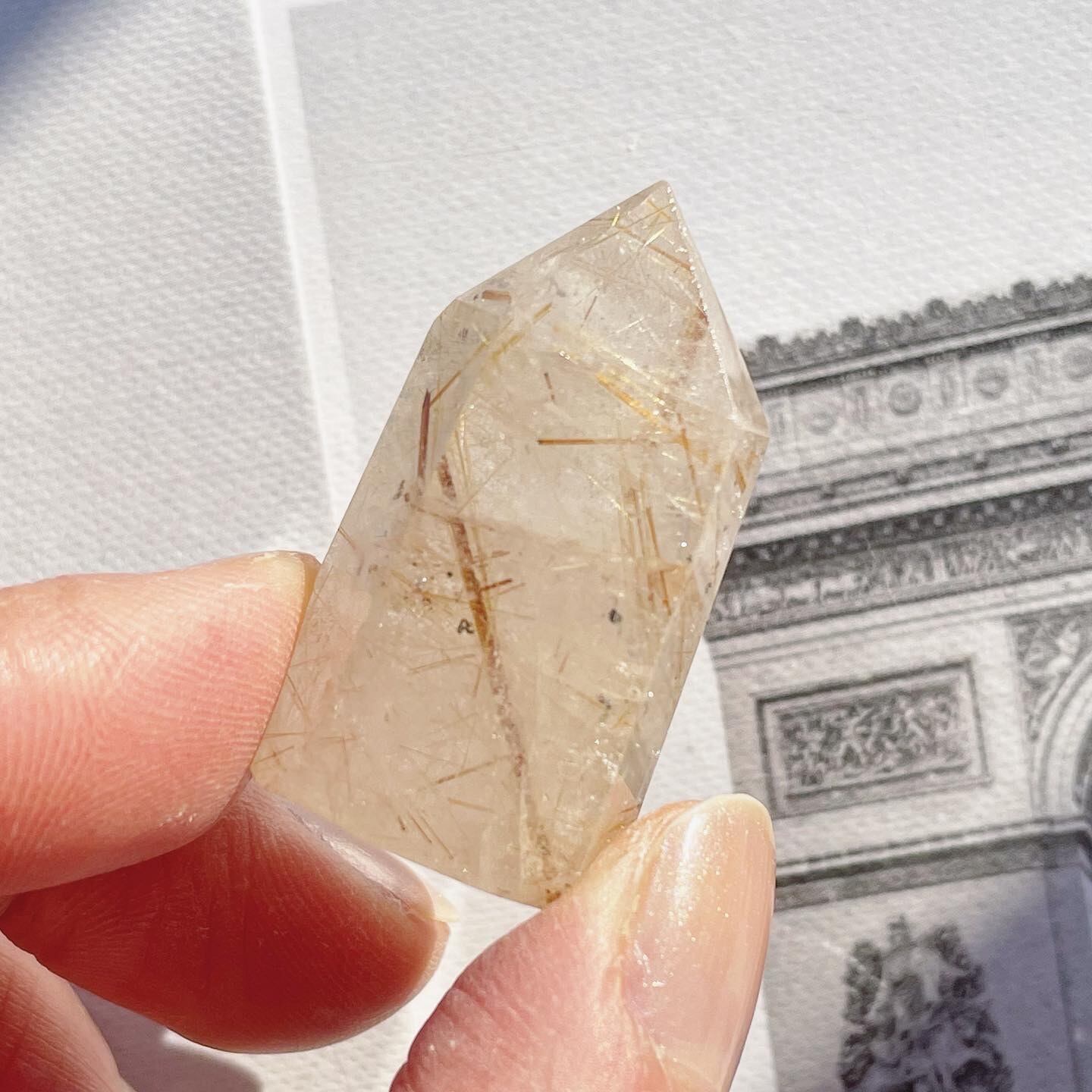 Rutilated Quartz Point 10