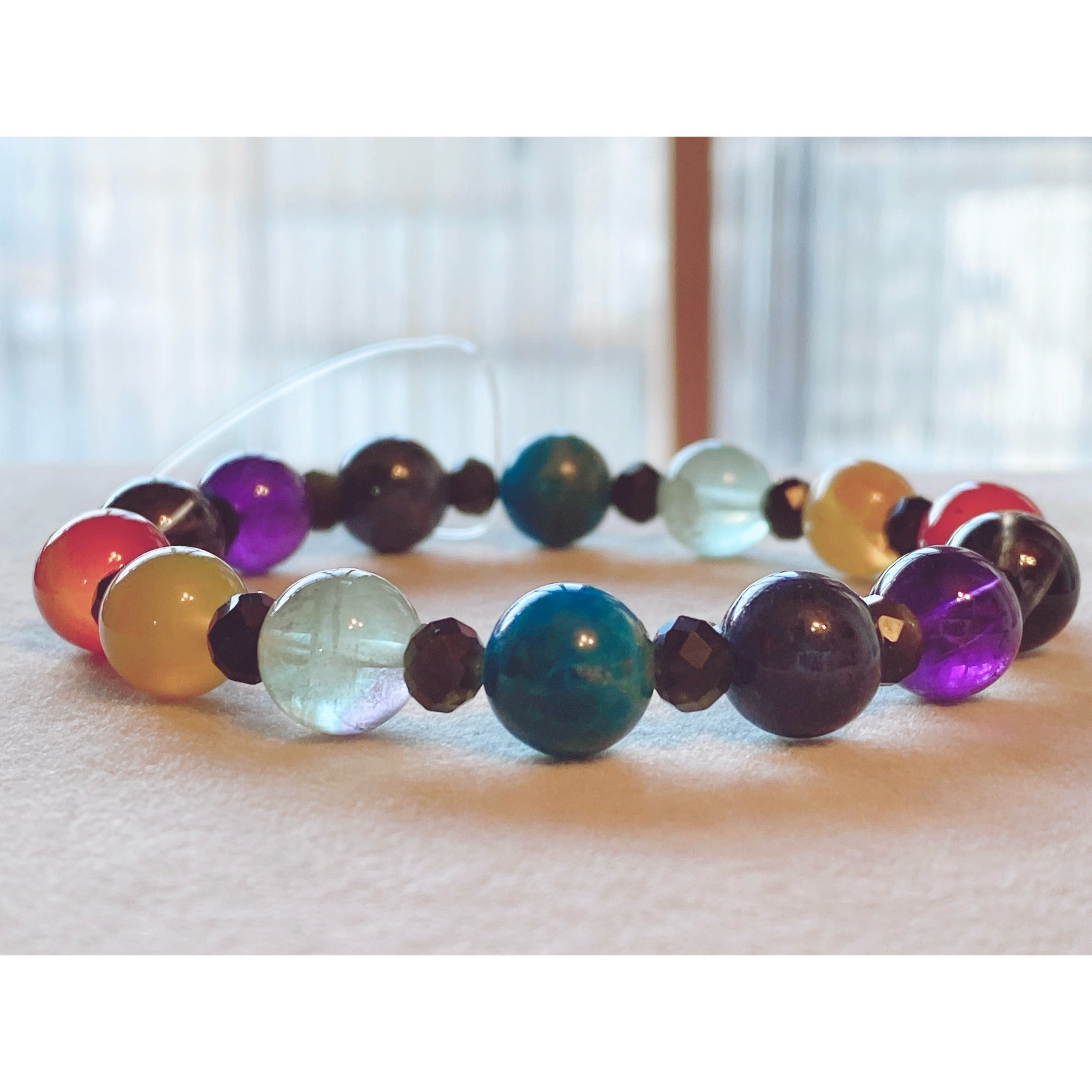 18cm【7チャクラを活性化させ脳を活発に】2月誕生石・アメジスト・6月