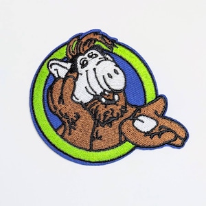 送料無料! ★刺繍アイロンワッペン★【 ALF ( アルフ ) 】 〚アメリカン雑貨 アメトイ〛