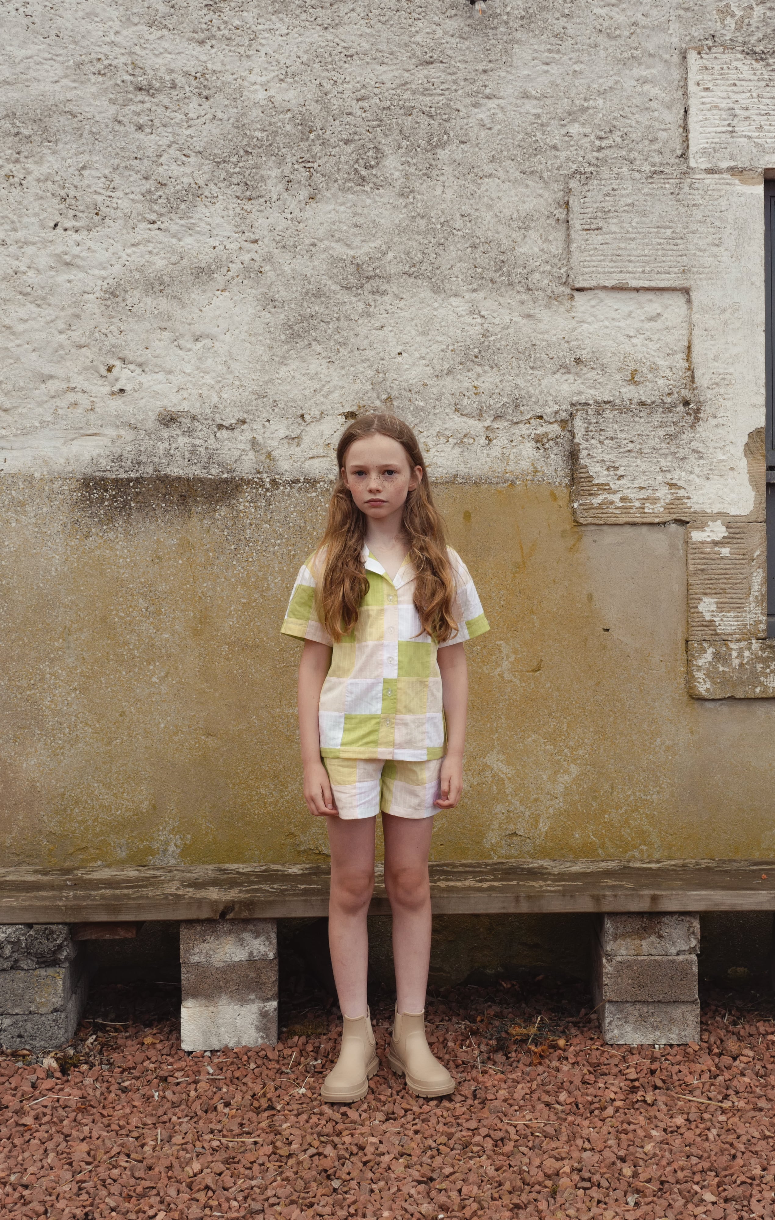 FISH&KIDS】PASTEL PATCHWORK SHORT | Koromo