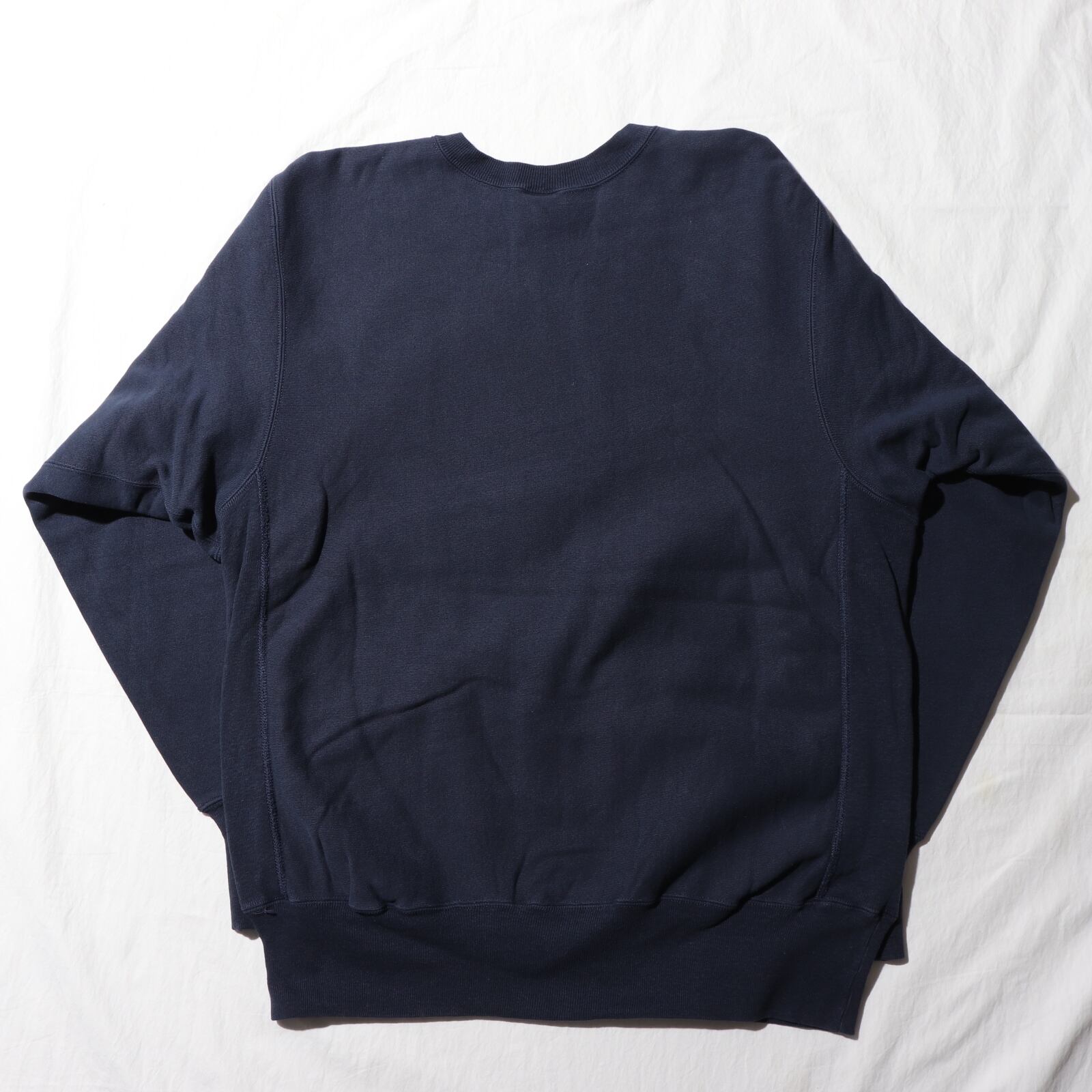 美品 XL ネイビー 二段 90s IOWA アイオワ リバースウィーブ 