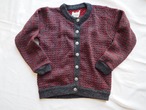 NORWAY L.L.Bean birds eye Wool cardigan